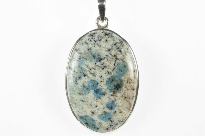 Polished K Granite Pendant (Necklace) - Sterling Silver #244041